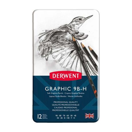 graphic derwent soft tin pencil plazaart skip beginning